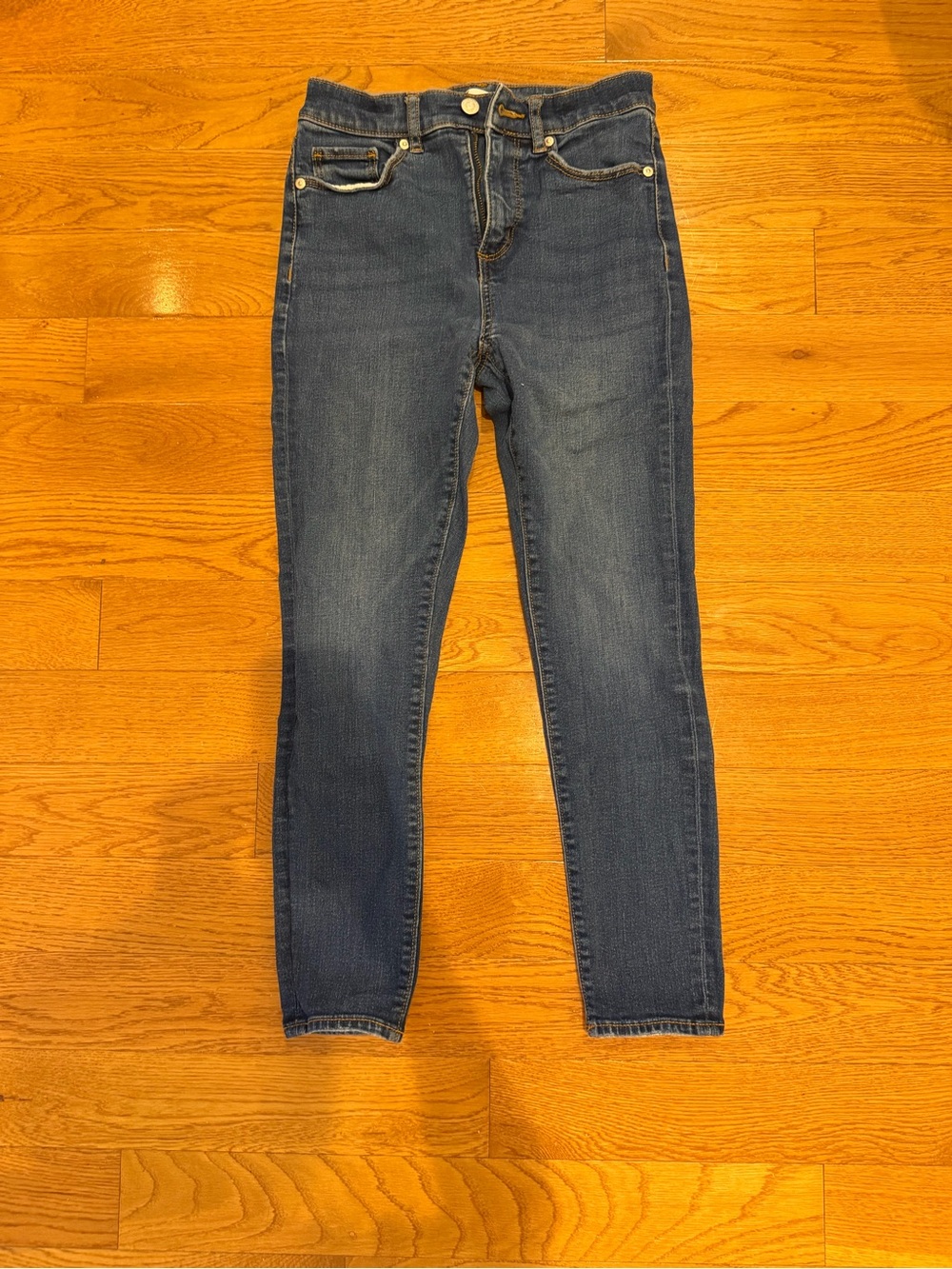 LOFT Dark Wash Skinny Jeans
